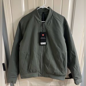 Lululemon Over Bomber Reversible Jacket Men’s Large L Grey Sage.